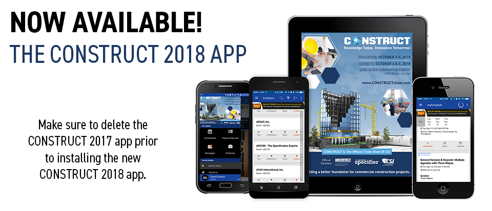 CONSTRUCT Show Mobile App